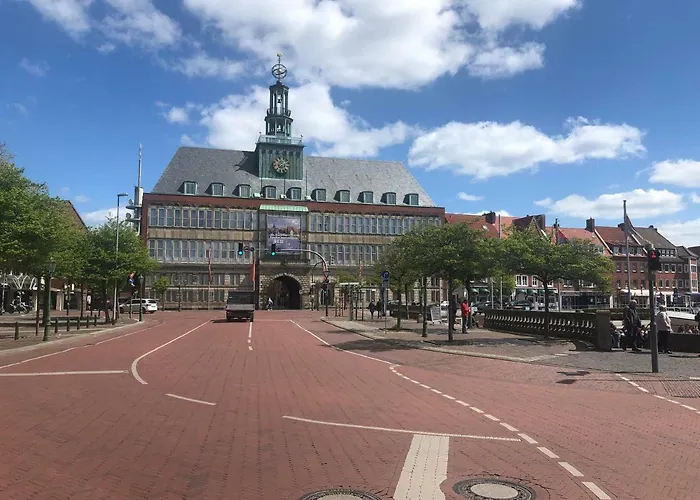 Moewennest Ii Gemuetliches Studio-apartment Mit Wlan & Kueche * エムデン